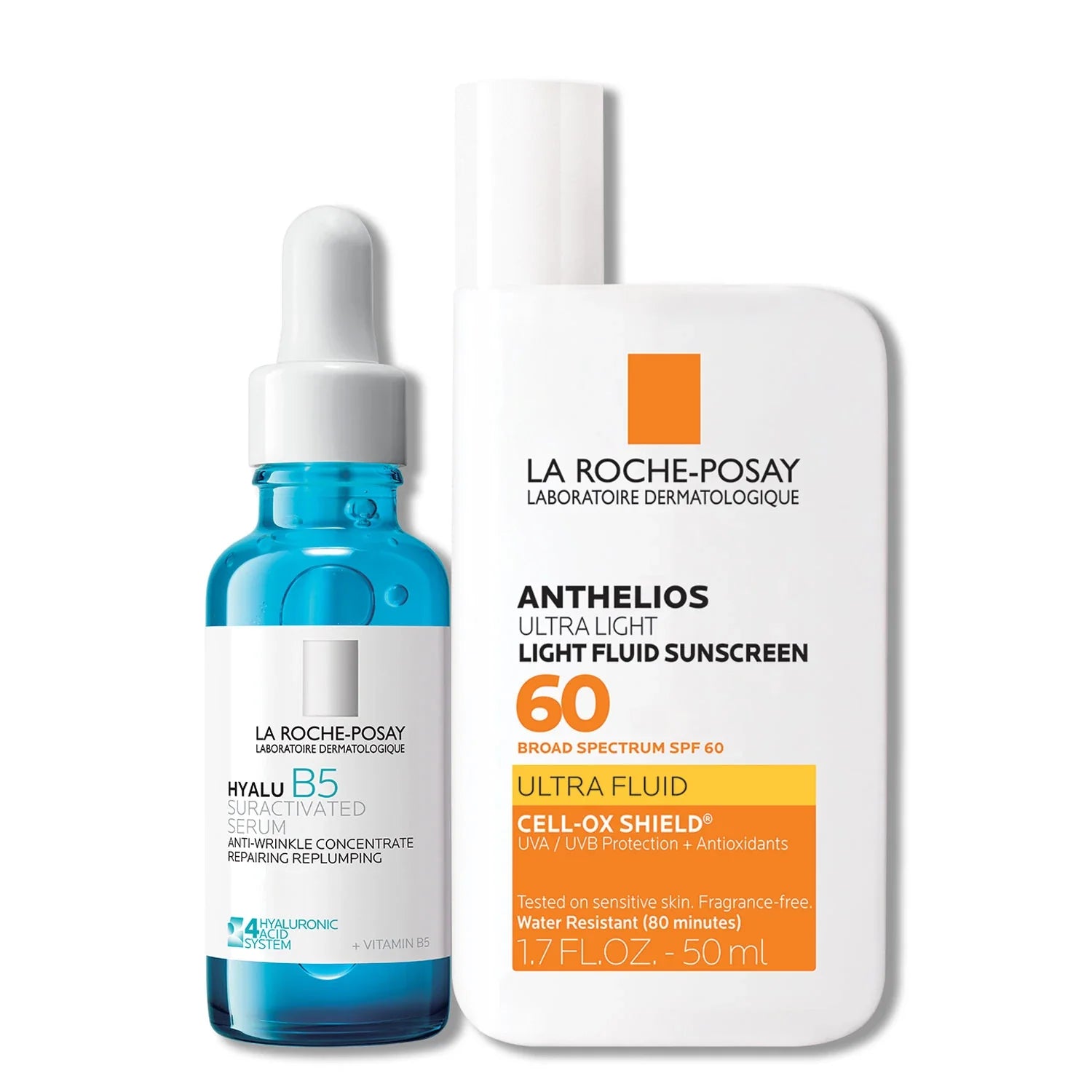 Hyalu B5 Serum & Anthelios Ultra-light Sunscreen SPF 60